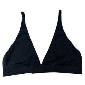 Lululemon Wundermost Ultra-Soft Nulu Triangle Bra Bralette Size 10 Black